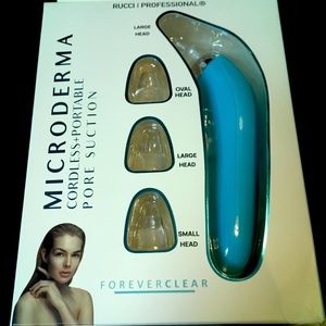 Microderma cordless/portable pore suction